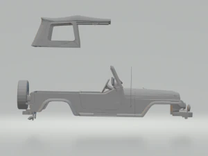 jeep wrangler 3D Print Model