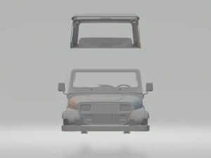 jeep wrangler 3D Print Model