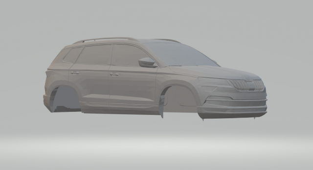 skoda karoq Modèles 3D en vedette .c4d .max .obj .3ds .fbx .stl .blend 