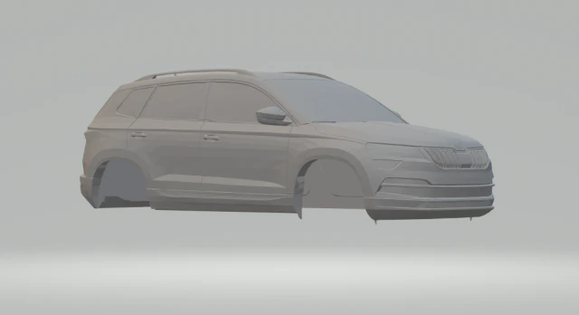 skoda karoq 3D Print Model .c4d .max .obj .3ds .fbx .stl .blend 
