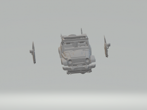 jeep wrangler 3D 프린트 모델