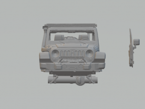 jeep wrangler 3D 프린트 모델