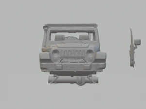jeep wrangler 3D Print Model