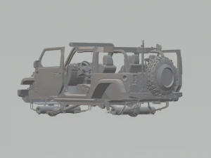 jeep wrangler 3D Print Model