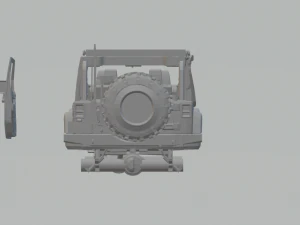 jeep wrangler 3D Print Model