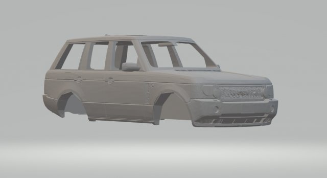 land rover range rover 3D Принт Модель .c4d .max .obj .3ds .fbx .stl .blend 