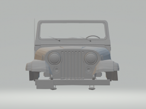 jeep renegade 82 3D-printmodel