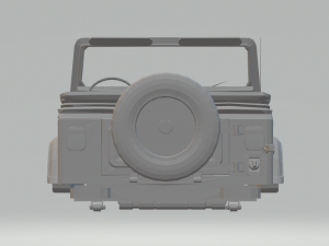jeep renegade 82 3D-printmodel