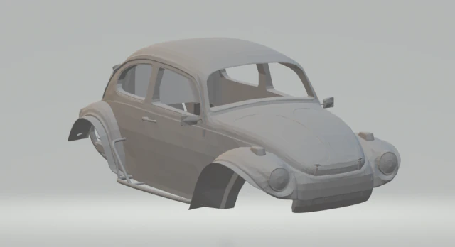 vw baja 3D Print Model .c4d .max .obj .3ds .fbx .stl .blend 