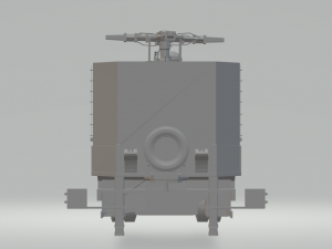 trailer lowbed helicopter transport 3D Print Model
