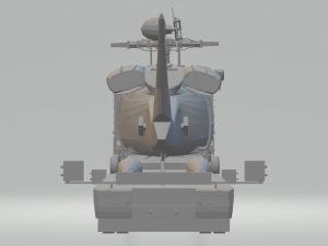 trailer lowbed helicopter transport 3D Print Model