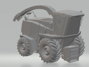 generic forage harvester 3D Baskı Modeli