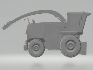 generic forage harvester 3D Print Model