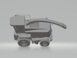generic forage harvester Model Cetak 3D