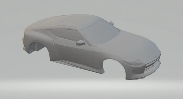 nissan 400z 3D Print Model .c4d .max .obj .3ds .fbx .stl .blend 