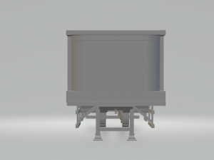 bulk trailer dumper usa 3D-Druckmodell