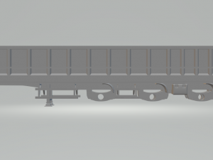 bulk trailer dumper usa 3D-Druckmodell