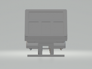 bulk trailer dumper usa 3D-Druckmodell