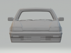 honda civic si hatchback years 80 3D-Druckmodell