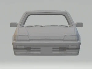 honda civic si hatchback years 80 3D Print Model