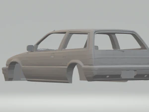 honda civic si hatchback years 80 3D Print Model
