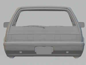 honda civic si hatchback years 80 3D Print Model