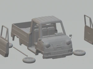 honda t360 пікап 3D Принт Модель