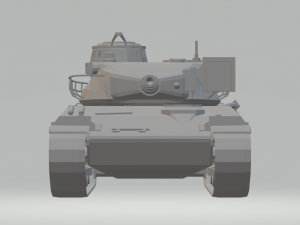 miltary tank amx- 30 france 3D 프린트 모델