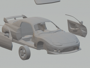 mitisubishi fto 3D प्रिंट मॉडल