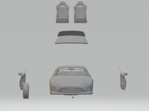mitisubishi fto 3D Print Model