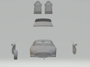 mitisubishi fto 3D Print Model