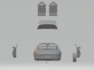 mitisubishi fto 3D Print Model