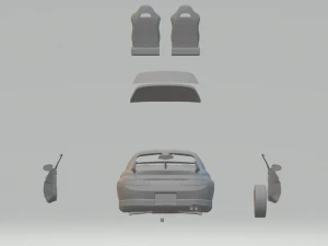 mitisubishi fto 3D Print Model
