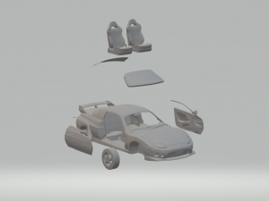 mitisubishi fto 3D Print Model