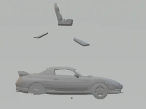 mitisubishi fto 3D Print Model