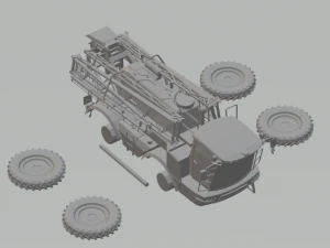 agricultural spray tractor 3D Print Model