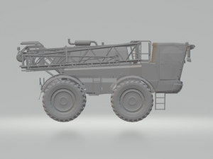 agricultural spray tractor Modello di stampa 3D