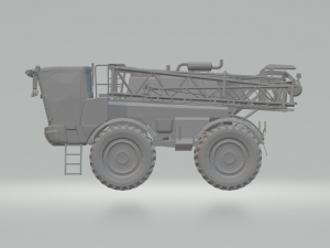 agricultural spray tractor Modello di stampa 3D