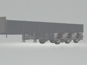 semi trailer europe krone 3D 打印模型