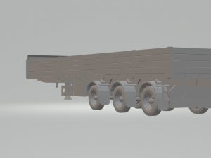 semi trailer europe krone 3D 打印模型