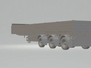 semi trailer europe krone 3D Print Model
