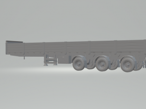 semi trailer europe krone 3D 打印模型