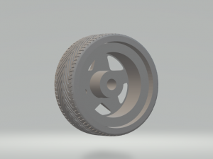 rims borbet vw br Modello di stampa 3D