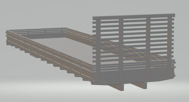 truck grain brazilian implement carroceria carga seca 3D 打印模型 .c4d .max .obj .3ds .fbx .stl .blend 