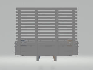 truck grain brazilian implement carroceria carga seca 3D 打印模型