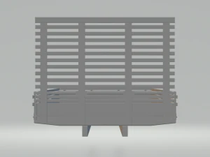 truck grain brazilian implement carroceria carga seca 3D Print Model