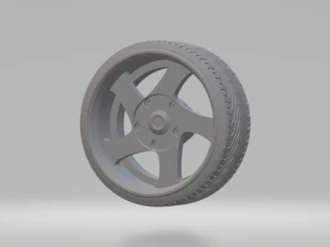 リムは回転ダイキャスト 3Dプリントモデル