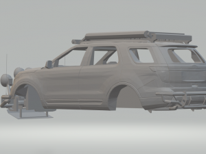 explorer off road 2013 3Dプリントモデル