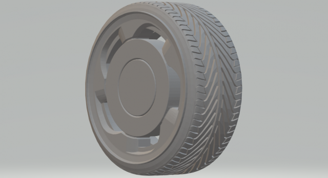 rims vw gol orbital 3Dプリントモデル .c4d .max .obj .3ds .fbx .stl .blend 