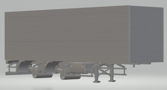 truck trailer brazil Modello di stampa 3D .c4d .max .obj .3ds .fbx .stl .blend